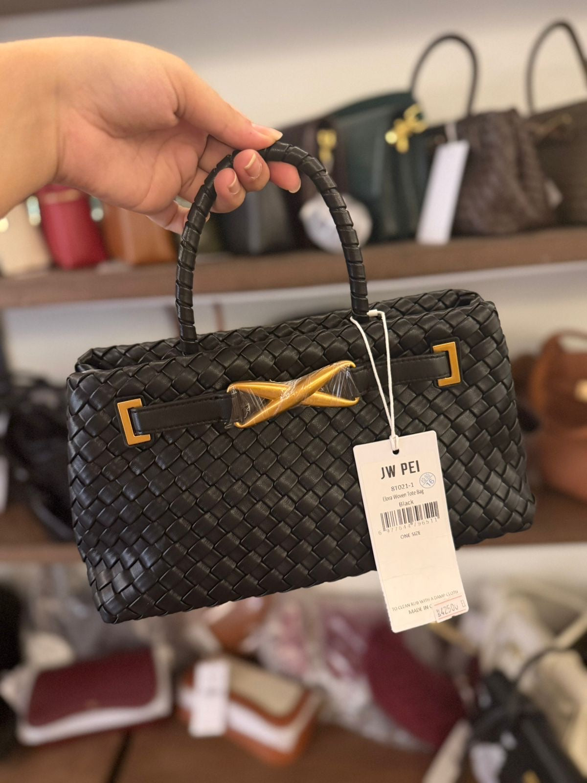 JW PEI Elora Woven Tote Bag