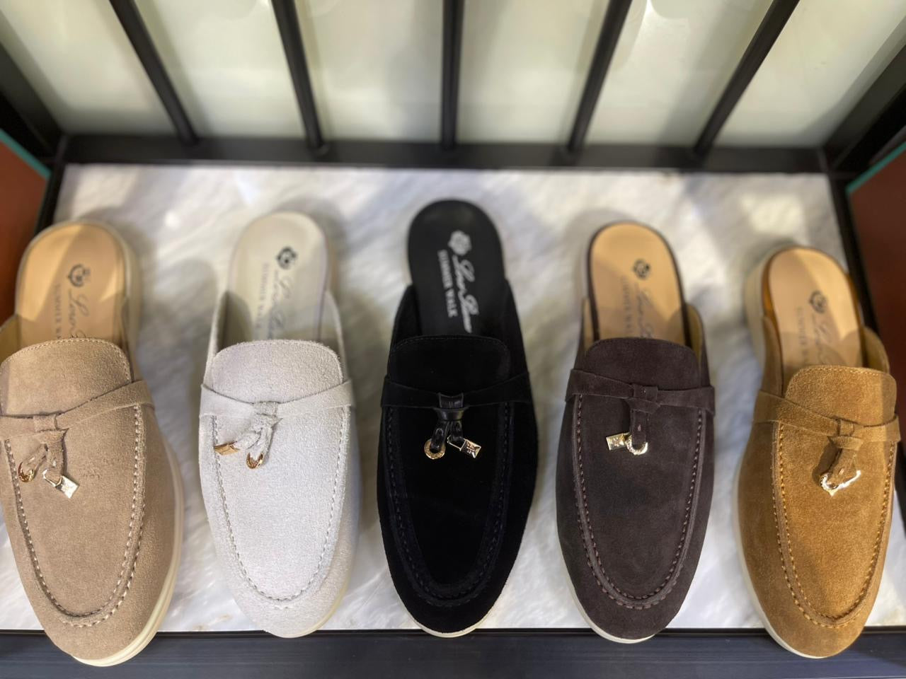 Loro Piana Charms Walk Babouche Loafer