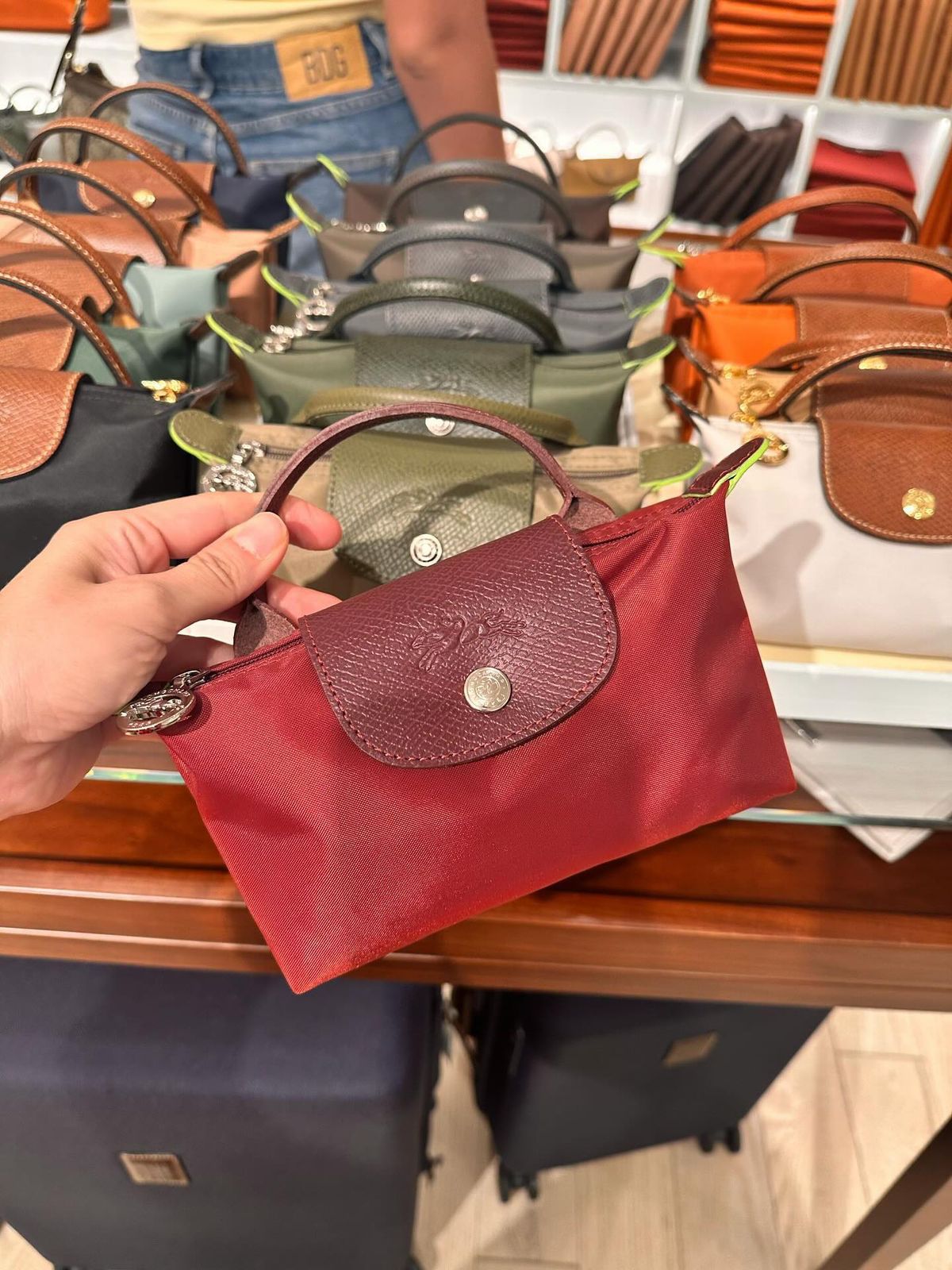 LONG CHAMP
LE PLIAGE POUCH WITH HANDLE
