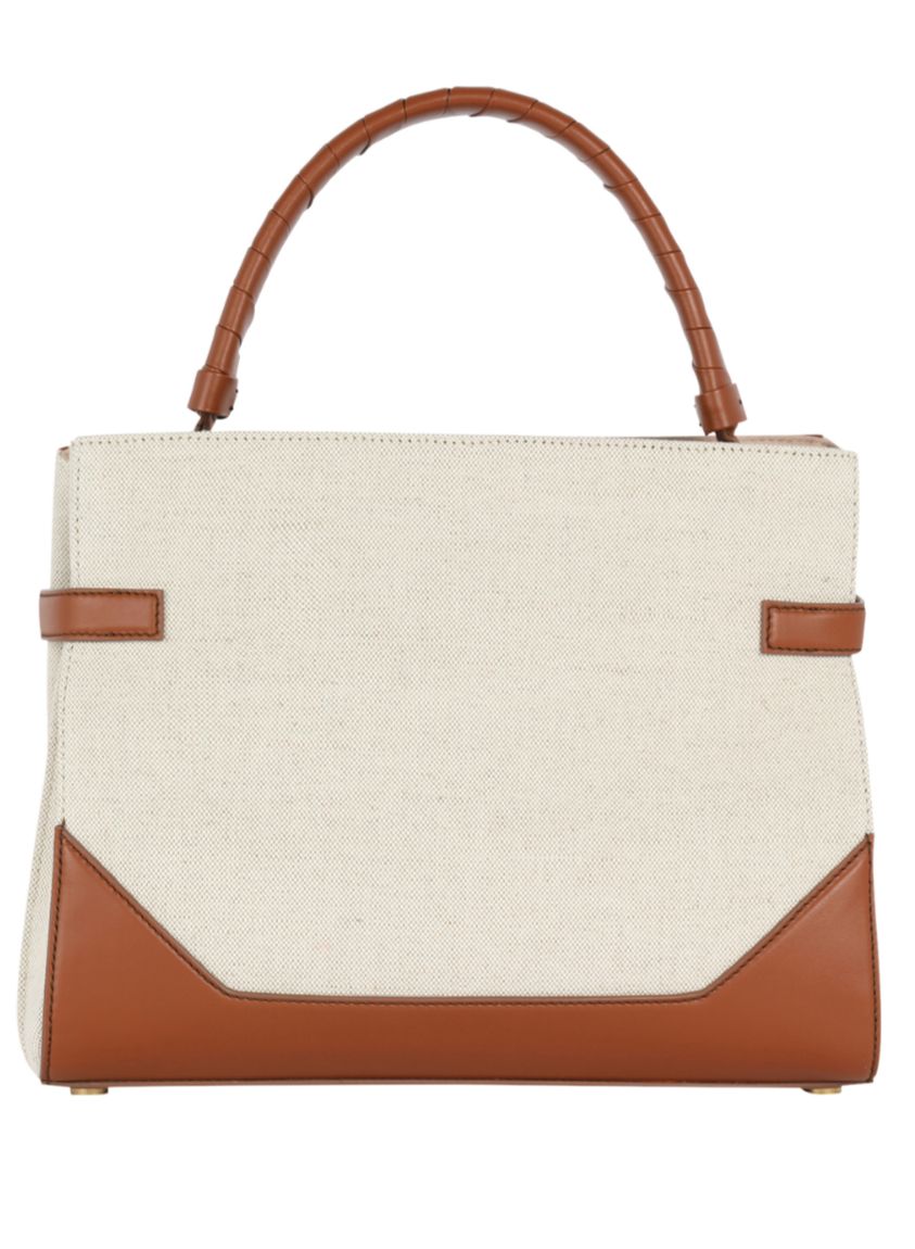 Balmain B-Buzz Top Handle Canvas Bag