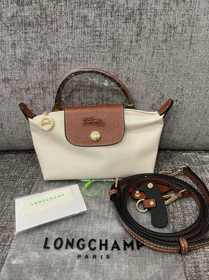 LONG CHAMP LE PLIAGE POUCH WITH HANDLE