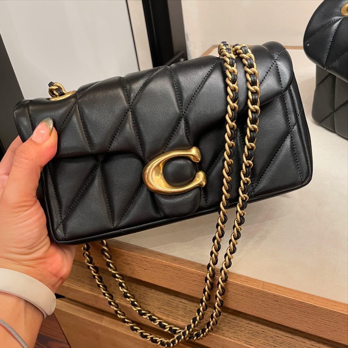Coach quilted tabby20