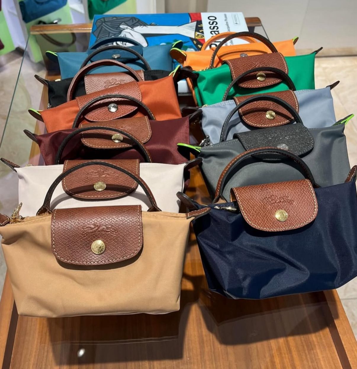 LONG CHAMP
LE PLIAGE POUCH WITH HANDLE