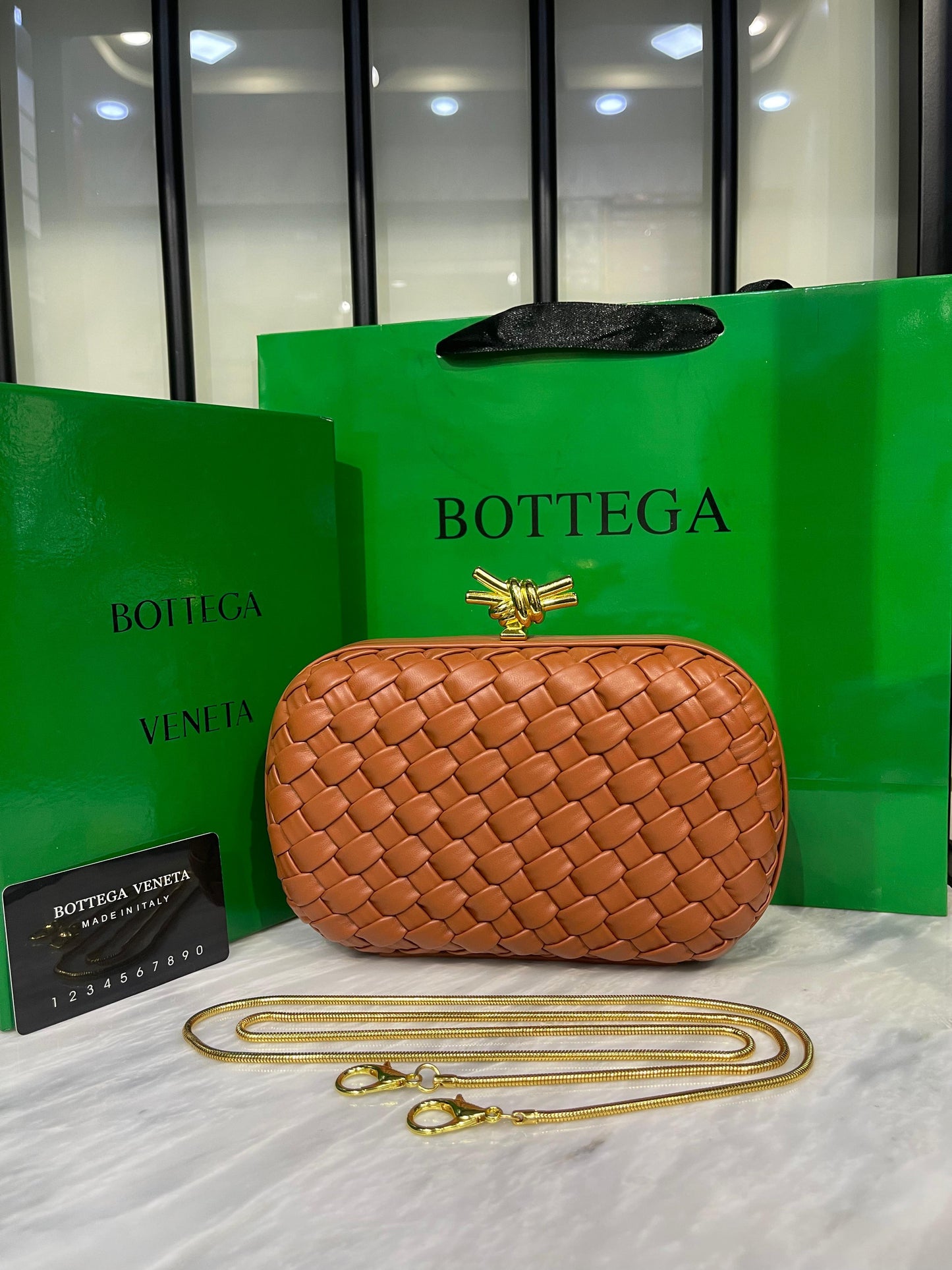 Bottega Veneta Knot clutch