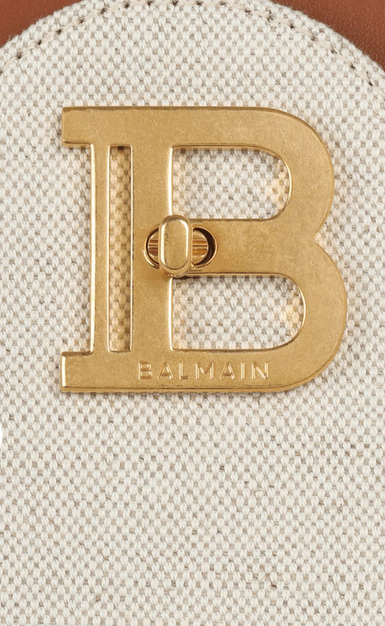 Balmain B-Buzz Top Handle Canvas Bag