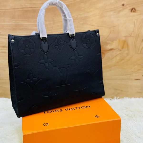 LOUIS VUITTON Onthego GM Monogram Empreinte Leather Tote